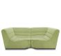 Gartensofa 2 Sitzer wetterfest Solido Outdoor Sofa grün