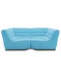 Gartensofa 2 Sitzer wetterfest Solido Outdoor Sofa türkis