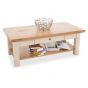 Couchtisch Eiche massiv Ariege Ivory 120x60 cm Calverton