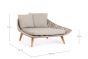 Daybed wetterfest beige Rope Tamires