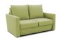 Garten Sofa Set 2 Sitzer wetterfest inkl. 2 Hocker Clou grün Cara