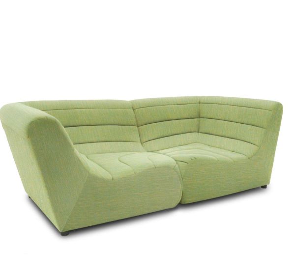 Gartensofa 2 Sitzer wetterfest Solido Outdoor Sofa grün