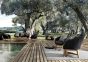 Outdoor Lounge Gartensofa wetterfest Geflecht anthrazit Coachella